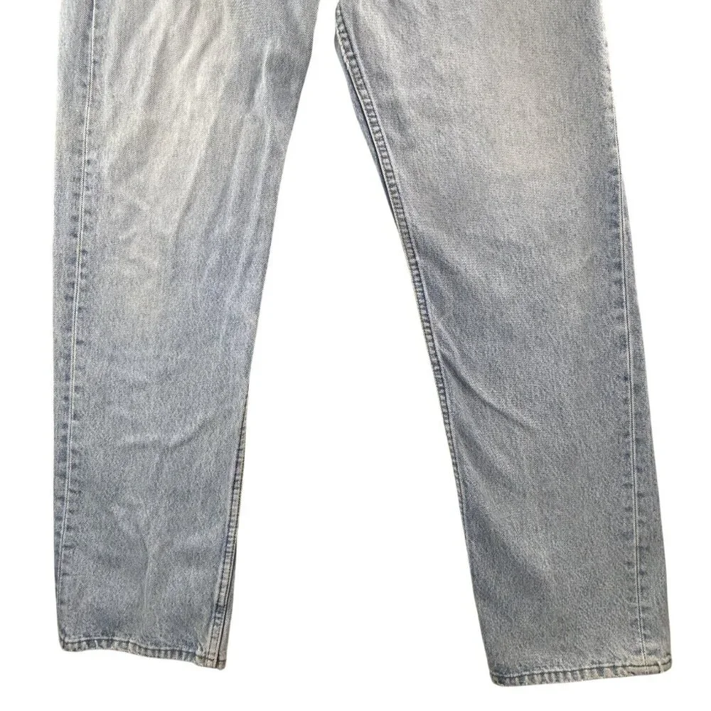 Vintage Levi's 501 Jeans Mens 34x32 Blue Light Wash Straight Leg Denim USA 90s
